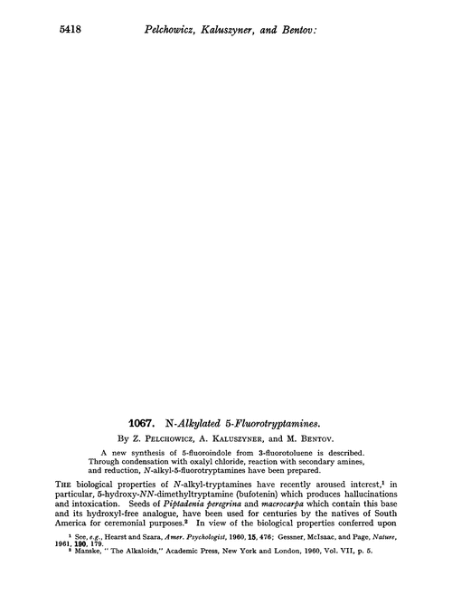 1067. N-alkylated 5-fluorotryptamines