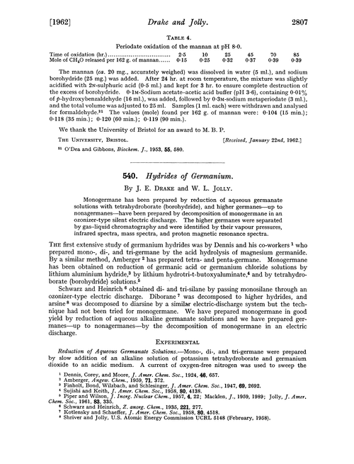 540. Hydrides of germanium