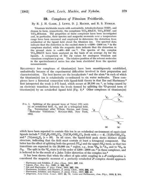 59. Complexes of titanium trichloride