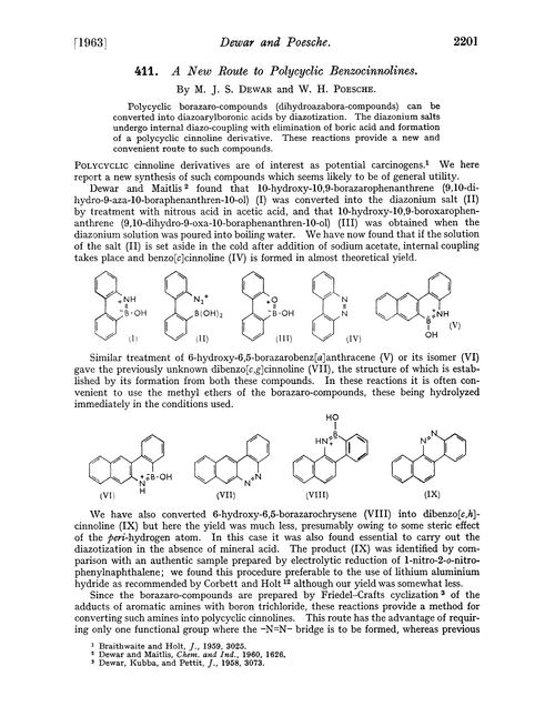411. A new route to polycyclic benzocinnolines