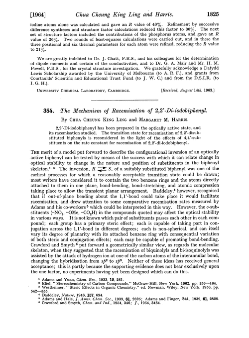 354. The mechanism of racemisation of 2,2′-di-iodobiphenyl