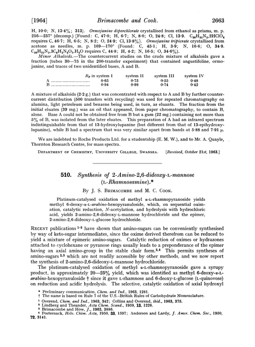 510. Synthesis of 2-amino-2,6-dideoxy-L-mannose(L-rhamnosamine)