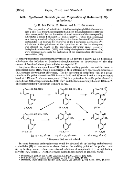 590. Synthetical methods for the preparation of 3-amino-2(1H)-quinolones