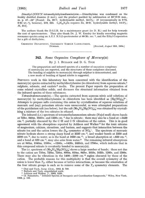 342. Some oxyanion complexes of mercury(II)