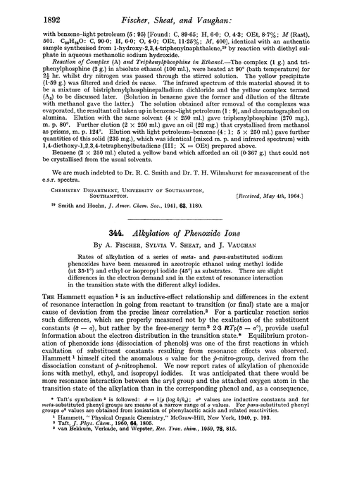 344. Alkylation of phenoxide ions