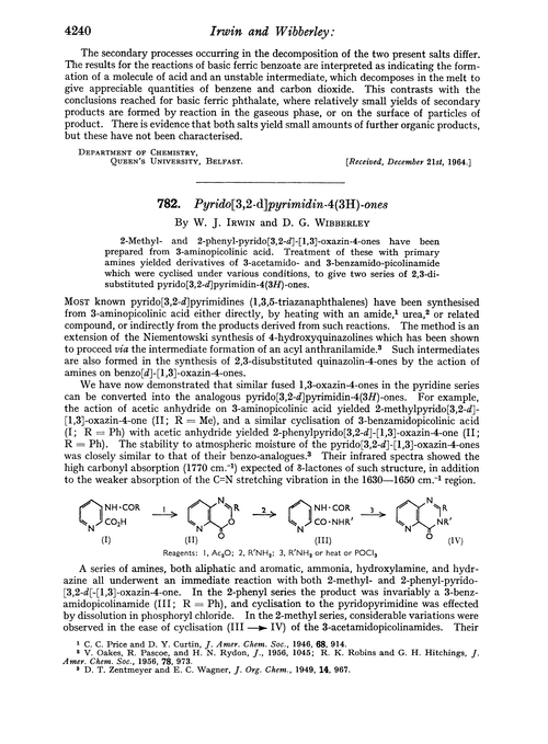 782. Pyrido[3,2-d]pyrimidin-4(3H)-ones