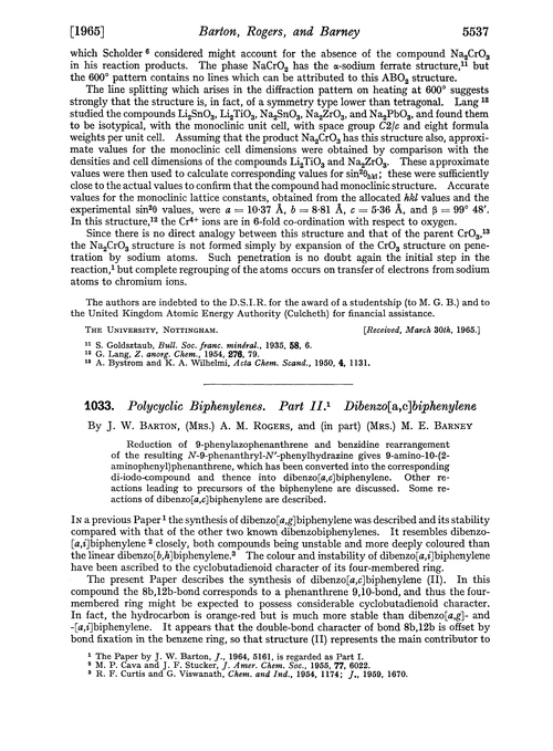 1033. Polycyclic biphenylenes. Part II. Dibenzo[a,c]biphenylene