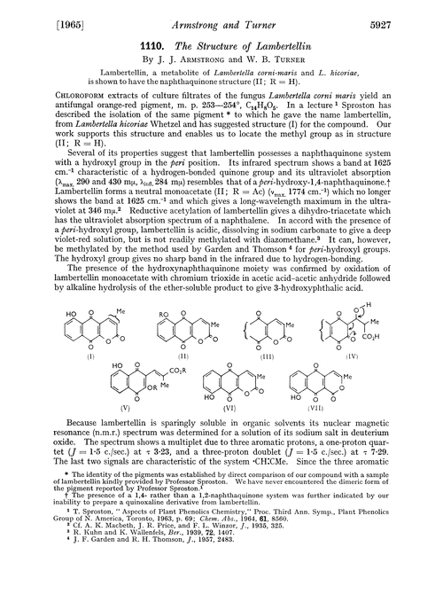 1110. The structure of lambertellin