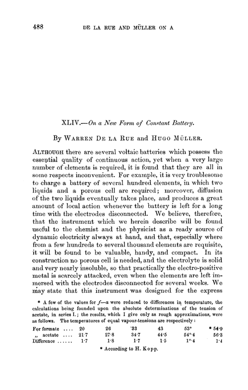 XLIV.—On a new form of constant battery