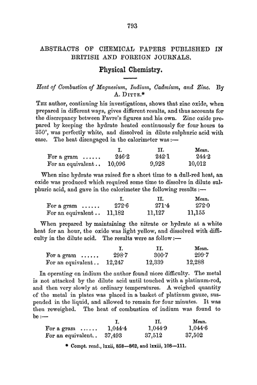 Physical chemistry