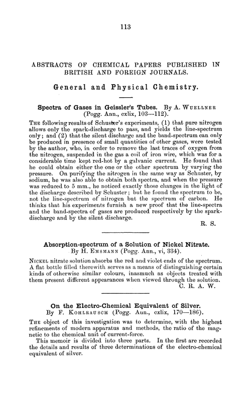 General and physical chemistry