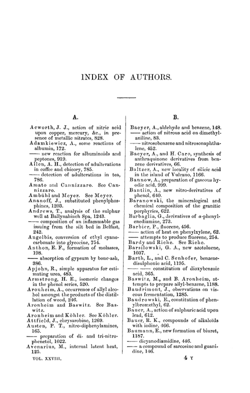 Index of authors