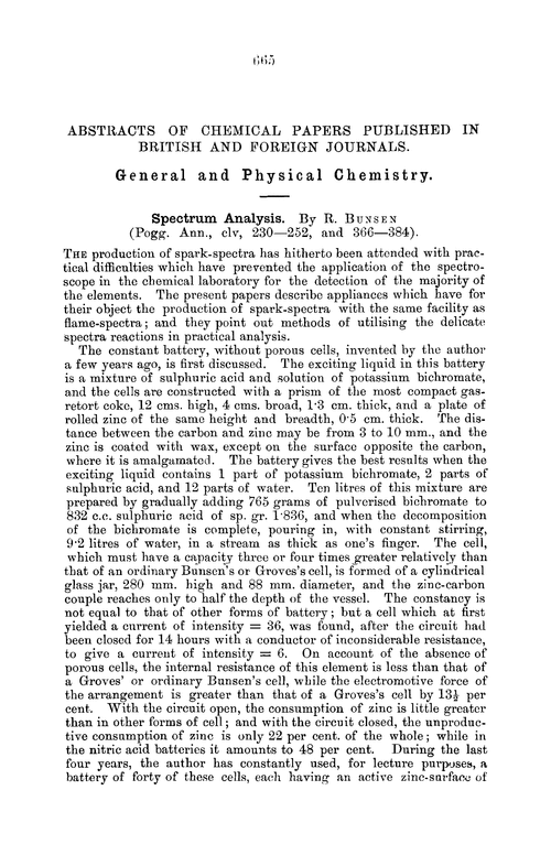 General and physical chemistry