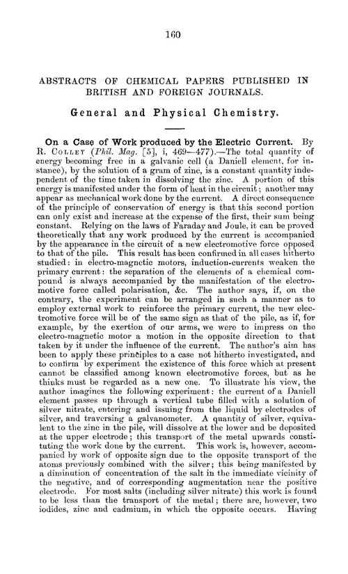 General and physical chemistry