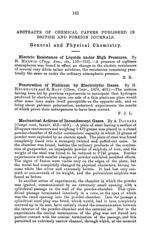 General and physical chemistry