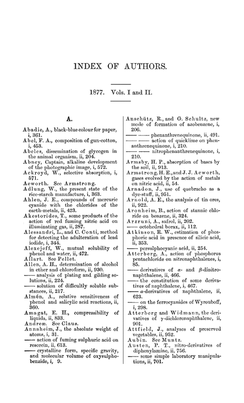 Index of authors