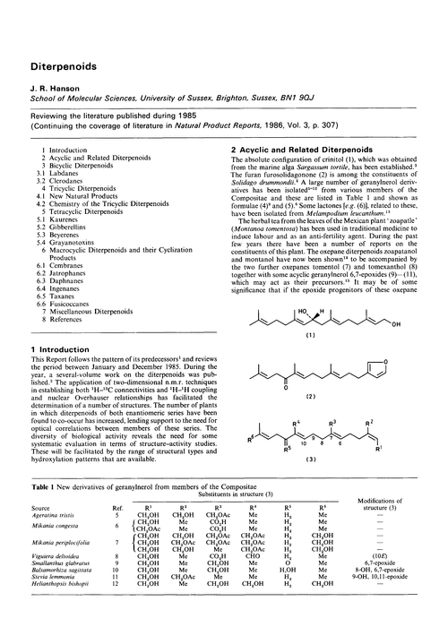 Diterpenoids