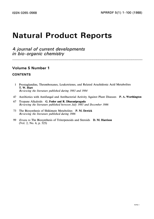 Contents pages