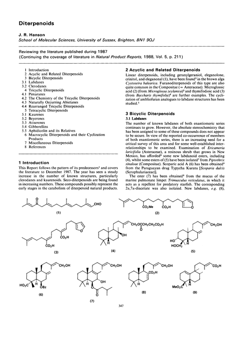 Diterpenoids