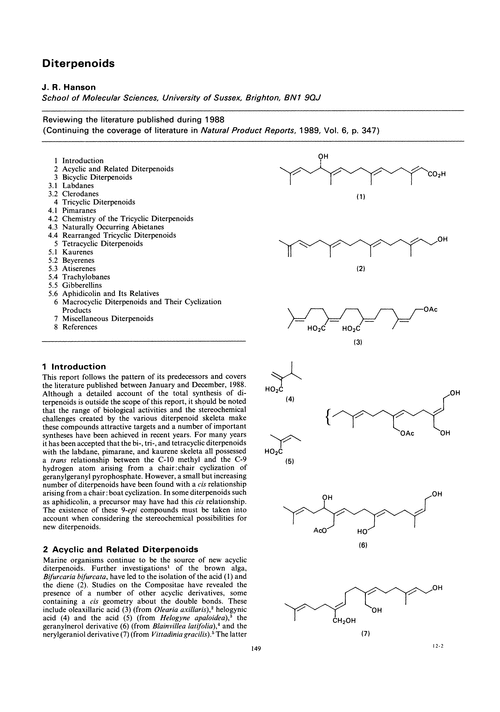 Diterpenoids