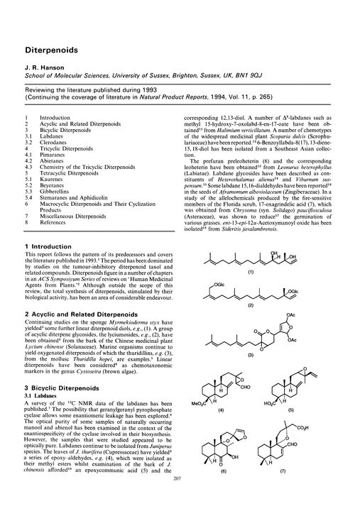Diterpenoids