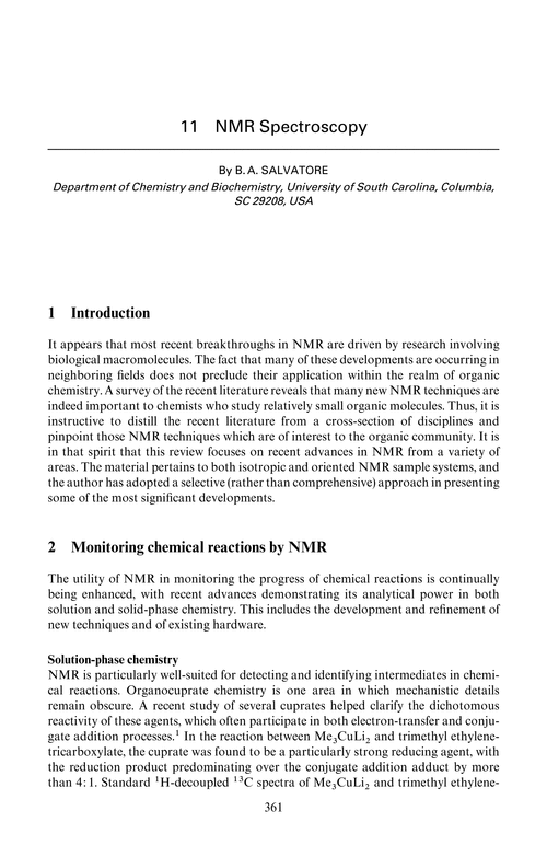 Chapter 11. NMR Spectroscopy