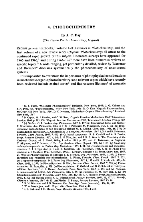Chapter 4. Photochemistry