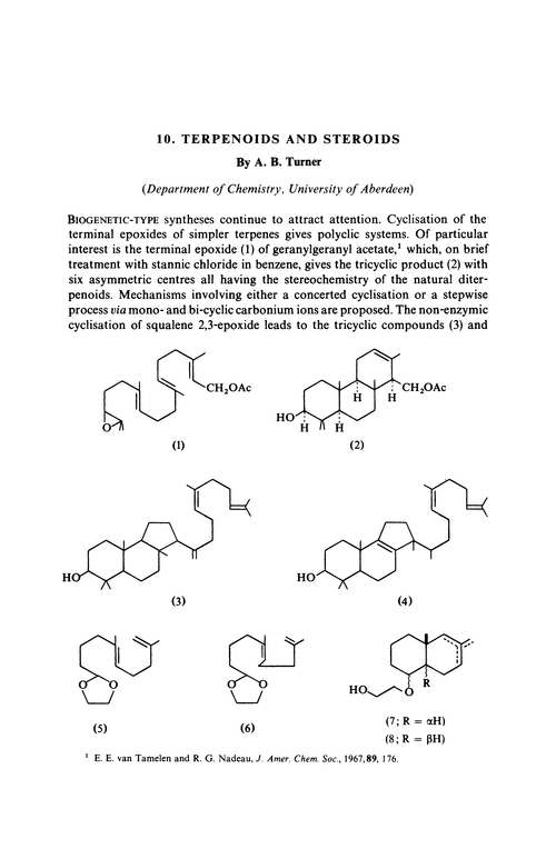 Chapter 10. Terpenoids and steroids
