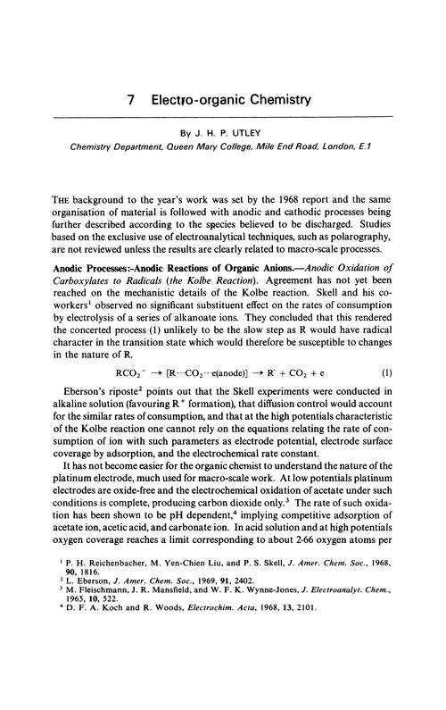 Chapter 7. Electro-organic chemistry