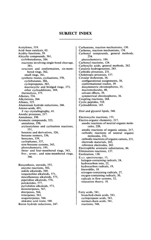 Subject index