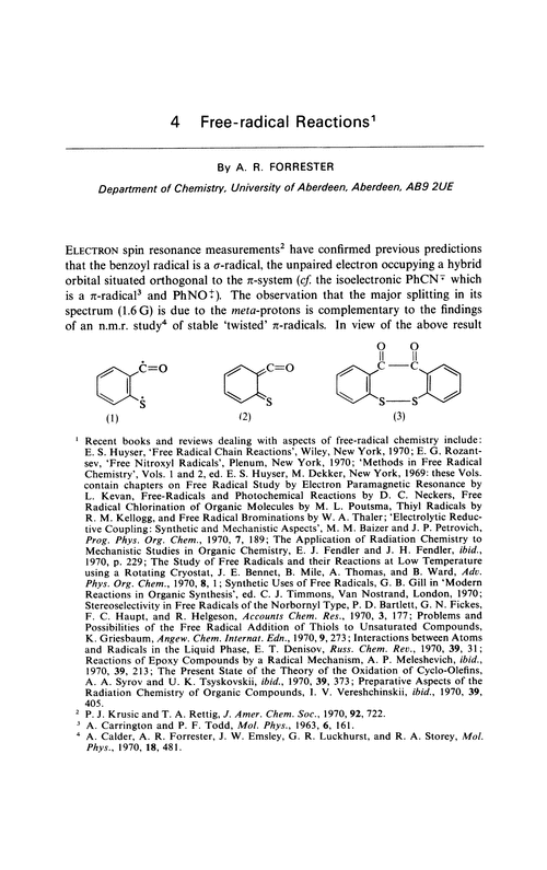 Chapter 4. Free-radical reactions