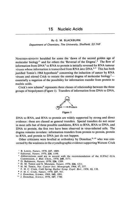 Chapter 15. Nucleic acids Annual Reports Section "B"