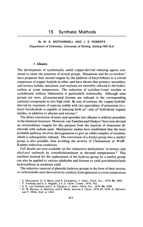 Chapter 15. Synthetic methods