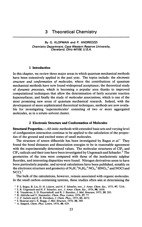 thesis of organic chemistry