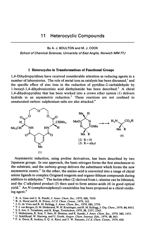 Chapter 11. Heterocyclic compounds