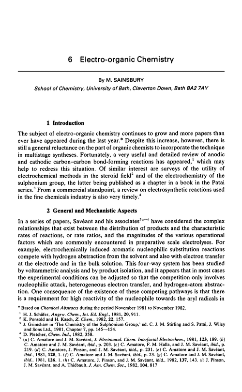 Chapter 6. Electro-organic chemistry