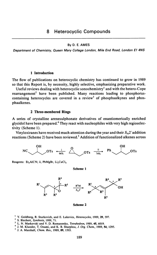 phd. thesis on heterocyclic compounds