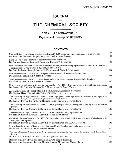 Contents pages