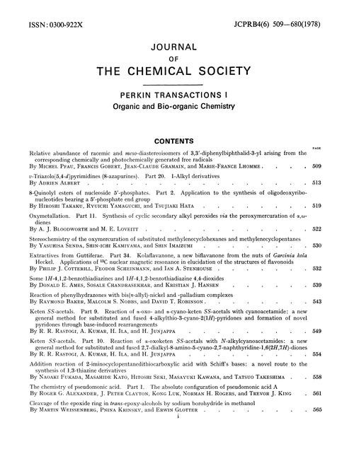 Contents pages