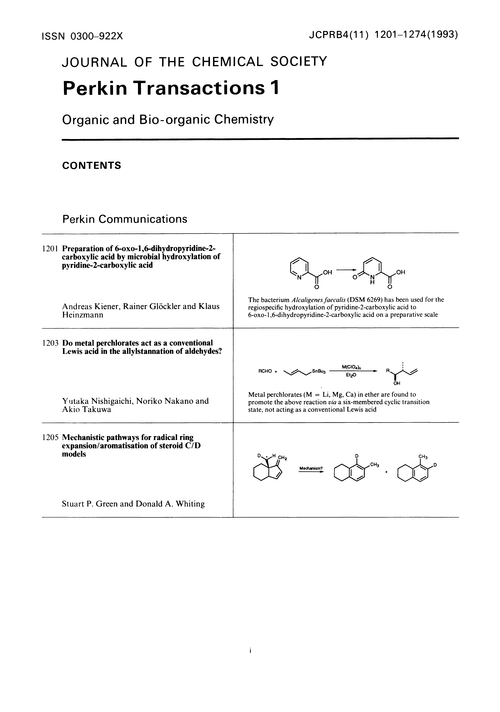 Contents pages