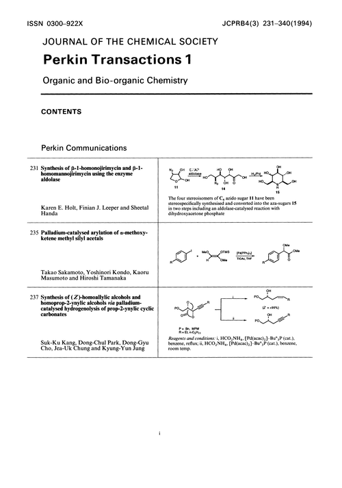 Contents pages