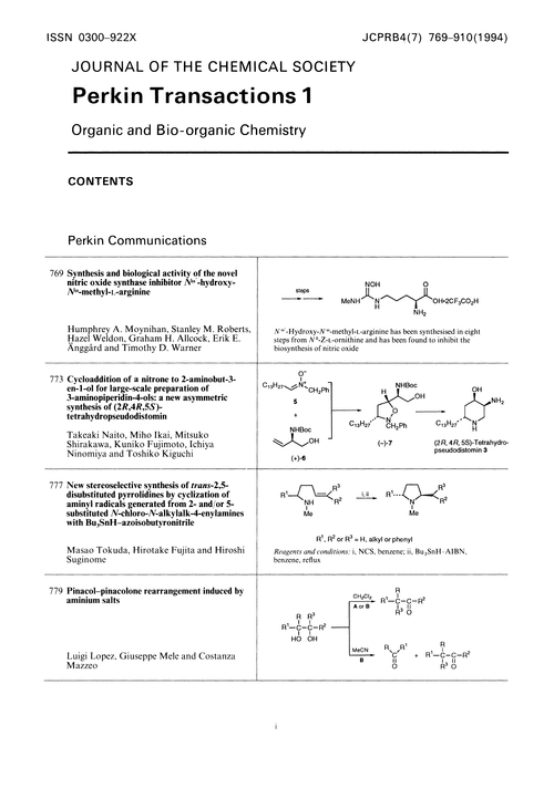 Contents pages