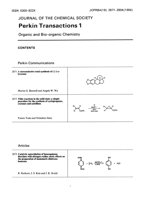 Contents pages