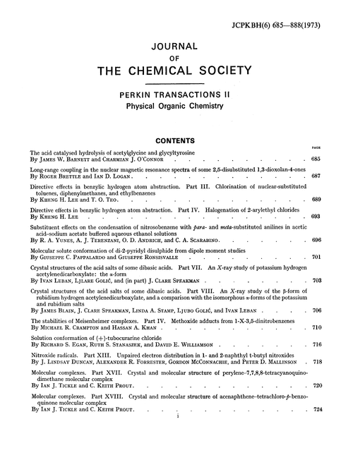 Contents pages