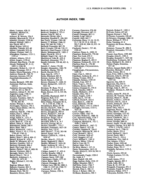 Index pages