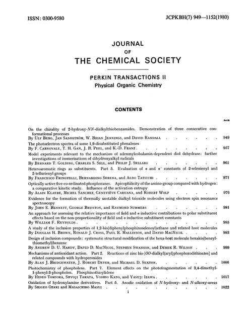 Contents pages