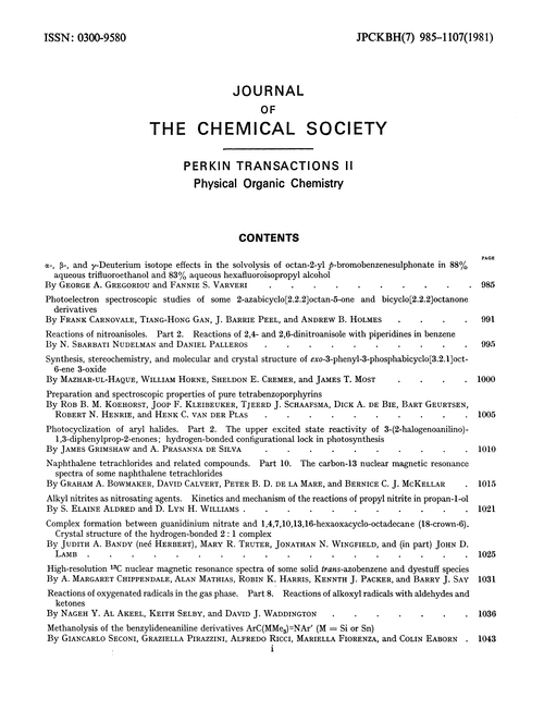 Contents pages