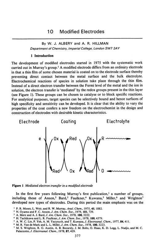 Chapter 10. Modified electrodes