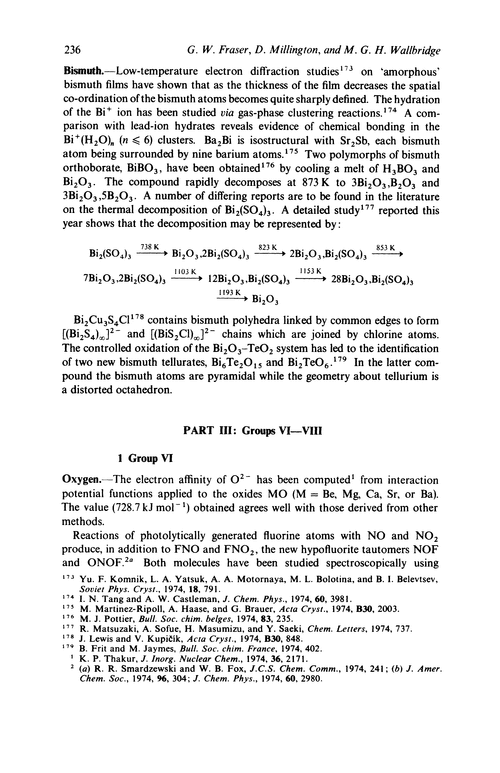 Chapter 10. The typical elements. Part III: Groups VI–VIII
