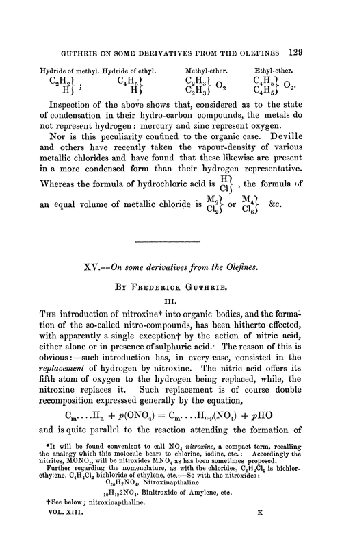 XV.—On some derivatives from the olefines